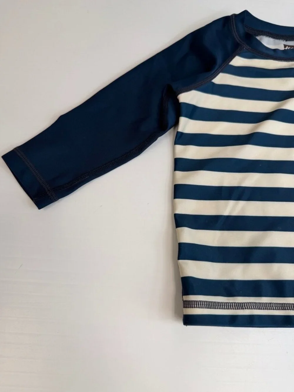 Tea Rash Guard Baby 12 Month Stripe UPF Beach Pool Swim Shirt Play Party Core Ne
